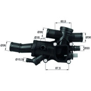 Mahle | Thermostat, Kühlmittel | TH 44 83
