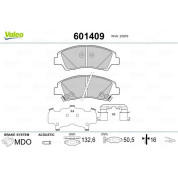 Valeo | Bremsbelagsatz, Scheibenbremse | 601409