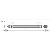 Metzger | Bremsschlauch | 4110047