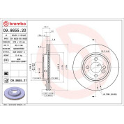 Brembo | Bremsscheibe | 09.8655.21
