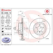 Brembo | Bremsscheibe | 09.C402.13