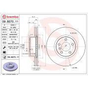 Brembo | Bremsscheibe | 09.B570.11