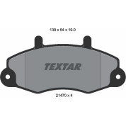 Textar | Bremsbelagsatz, Scheibenbremse | 2147001