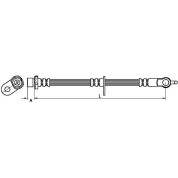 Metzger | Bremsschlauch | 4110116