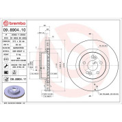 Brembo | Bremsscheibe | 09.8904.11