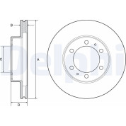 Delphi | Bremsscheibe | BG4557