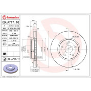 Brembo | Bremsscheibe | 09.A717.11
