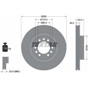 Textar | Bremsscheibe | 93127200