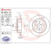 Brembo | Bremsscheibe | 08.9913.11