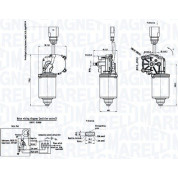 Magneti Marelli | Wischermotor | 064053012010