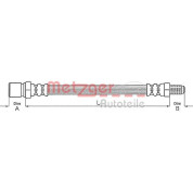 Metzger | Bremsschlauch | 4114781