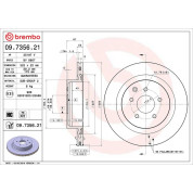 Brembo | Bremsscheibe | 09.7356.21