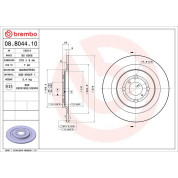 Brembo | Bremsscheibe | 08.B044.10