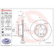 Brembo | Bremsscheibe | 09.9752.11