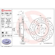 Brembo | Bremsscheibe | 09.7356.2X