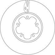 TRW | Bremsscheibe | DF6781S
