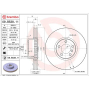 Brembo | Bremsscheibe | 09.B538.11