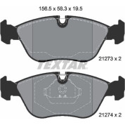 Textar | Bremsbelagsatz, Scheibenbremse | 2127304