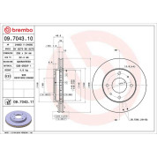 Brembo | Bremsscheibe | 09.7043.11