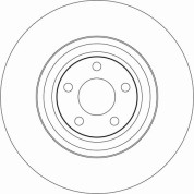 TRW | Bremsscheibe | DF4268S
