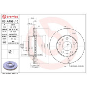 Brembo | Bremsscheibe | 09.A458.10