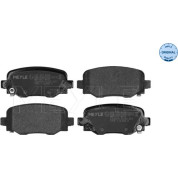 Meyle | Bremsbelagsatz, Scheibenbremse | 025 257 3418