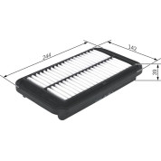 BOSCH | Luftfilter | F 026 400 231