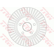 TRW | Bremsscheibe | DF6251
