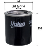 Valeo | Ölfilter | 586134