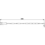 BOSCH | Warnkontakt, Bremsbelagverschleiß | 1 987 474 974