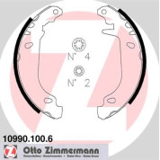 Zimmermann | Bremsbackensatz | 10990.100.6
