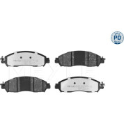 Meyle | Bremsbelagsatz, Scheibenbremse | 025 224 3917/PD
