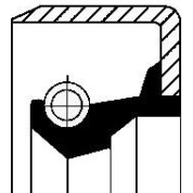 Corteco | Wellendichtring, Differential | 12001650B