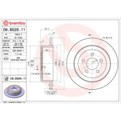 Brembo | Bremsscheibe | 08.B529.11