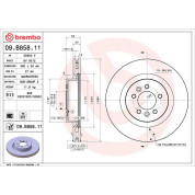Brembo | Bremsscheibe | 09.B858.11