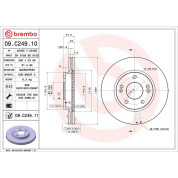 Brembo | Bremsscheibe | 09.C249.11