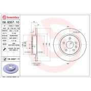 Brembo | Bremsscheibe | 08.B357.11