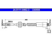 ATE | Bremsschlauch | 24.5111-0462.3