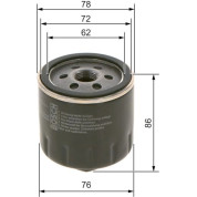 BOSCH | Ölfilter | 0 451 103 318