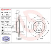 Brembo | Bremsscheibe | 09.C743.11