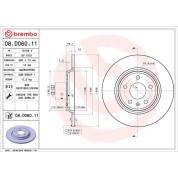 Brembo | Bremsscheibe | 08.D060.11