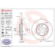 Brembo | Bremsscheibe | 09.A727.11