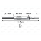 Valeo | Glühkerze | 345250