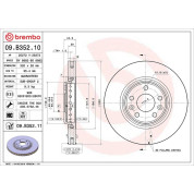 Brembo | Bremsscheibe | 09.B352.11