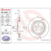 Brembo | Bremsscheibe | 09.9587.11