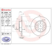 Brembo | Bremsscheibe | 08.9364.11