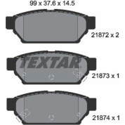 Textar | Bremsbelagsatz, Scheibenbremse | 2187202