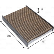 Valeo | Filter, Innenraumluft | 701034