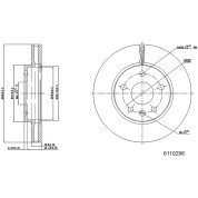 Metzger | Bremsscheibe | 6110296