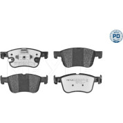 Meyle | Bremsbelagsatz, Scheibenbremse | 025 205 5617/PD
